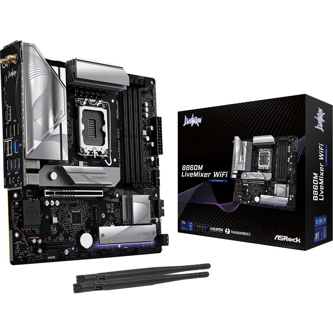 Carte mère ASRock B860M LiveMixer WiFi - photo 5
