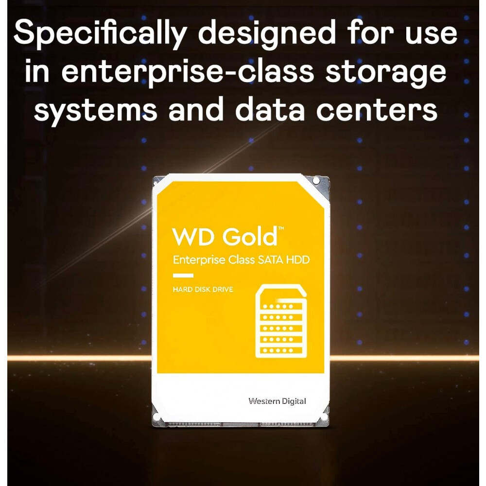 Cietais disks 18Tb SATA-III WD Gold (WD181KRYZ) - foto 3