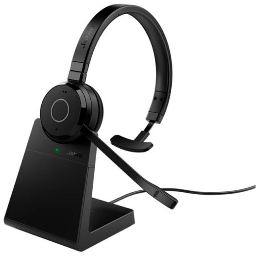 Casque audio Jabra Evolve 65 TE USB-A MS Mono Stand - 6693-833-399