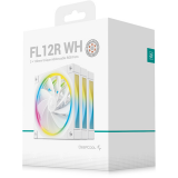 Ventilateur de boîtier DeepCool FL12R WH (3 pcs) (FL12R WH-3 IN 1)