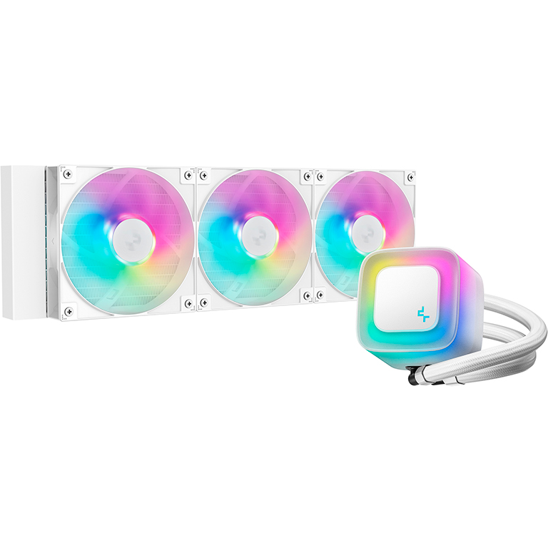 Système de refroidissement liquide DeepCool LE360 WH V2 - R-LE360-WHAMMN-G-2
