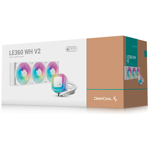 Système de refroidissement liquide DeepCool LE360 WH V2 - R-LE360-WHAMMN-G-2 - photo 6