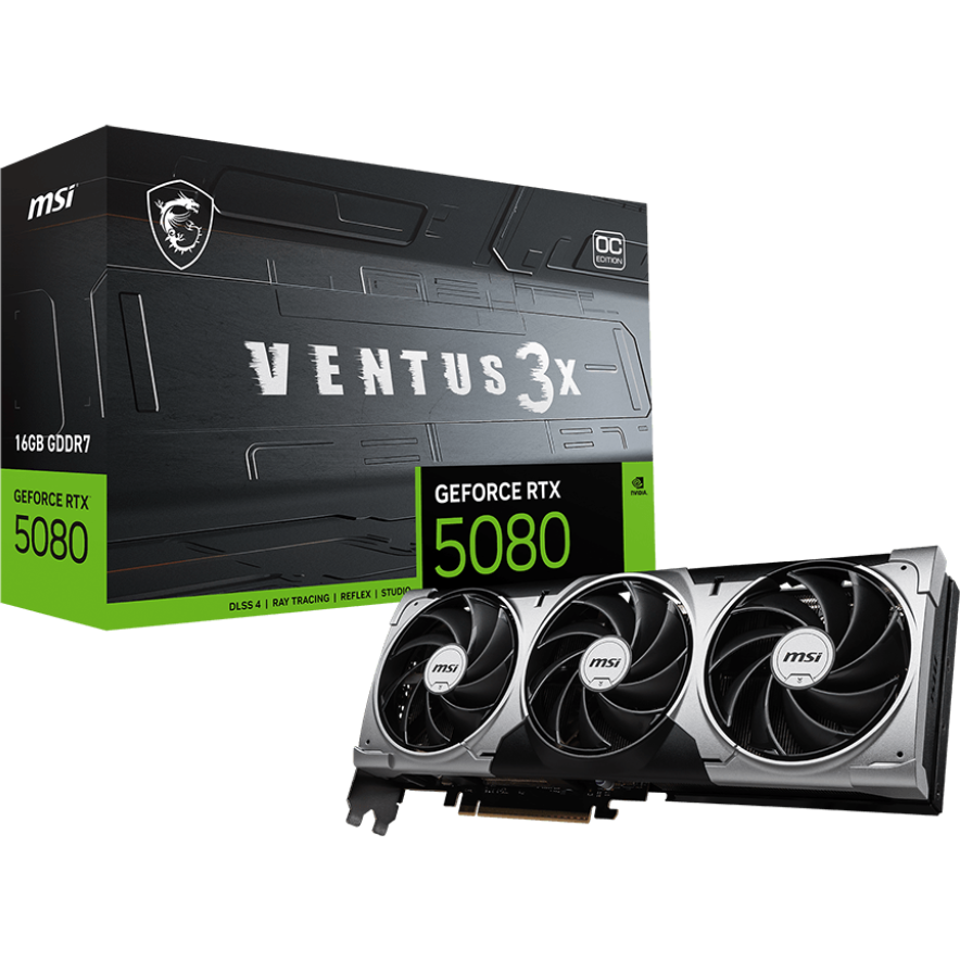 carte graphique NVIDIA GeForce RTX 5080 MSI OC 16GB (RTX 5080 16G VENTUS 3X OC) - photo 7