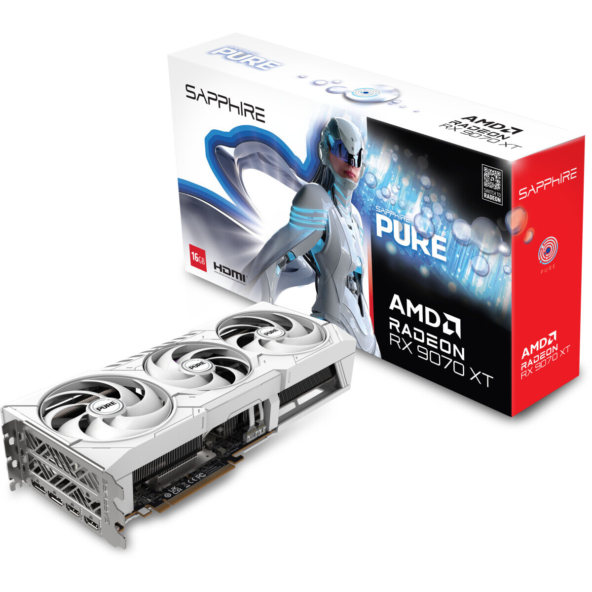 carte graphique AMD Radeon RX 9070 XT Sapphire Pure 16GB (11348-02-20G) - photo 6