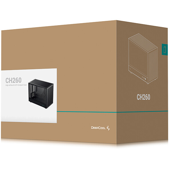 Boîtier DeepCool CH260 Black - R-CH260-BKNGM0-G-1 - photo 11