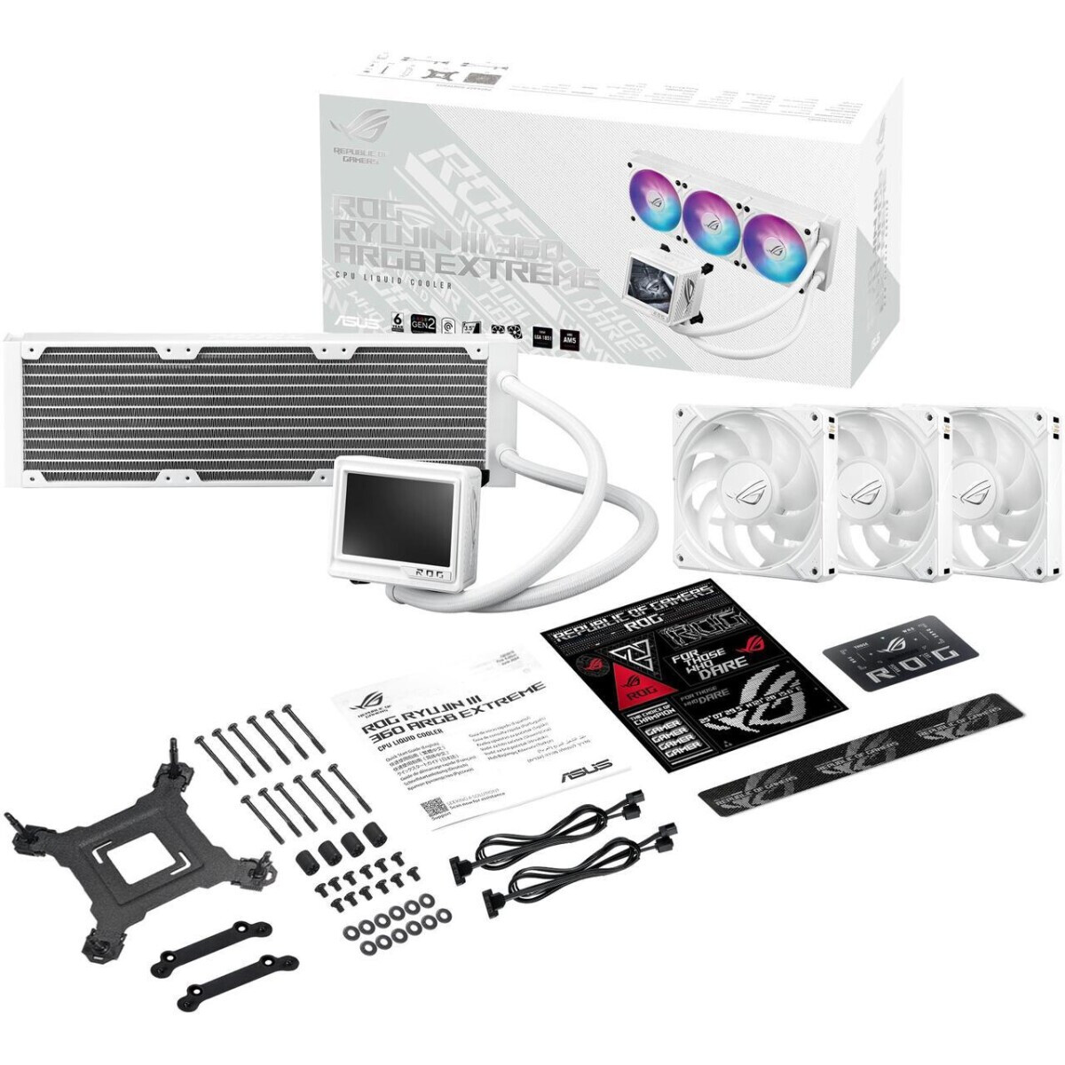 Système de refroidissement liquide ASUS ROG RYUJIN III 360 ARGB EXTREME White Edition - 90RC0132-M0EAY0 - photo 12