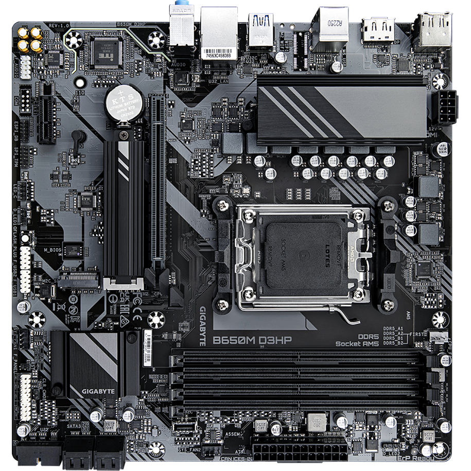Carte mère Gigabyte B650M D3HP (rev. 1.0/1.1/1.2)