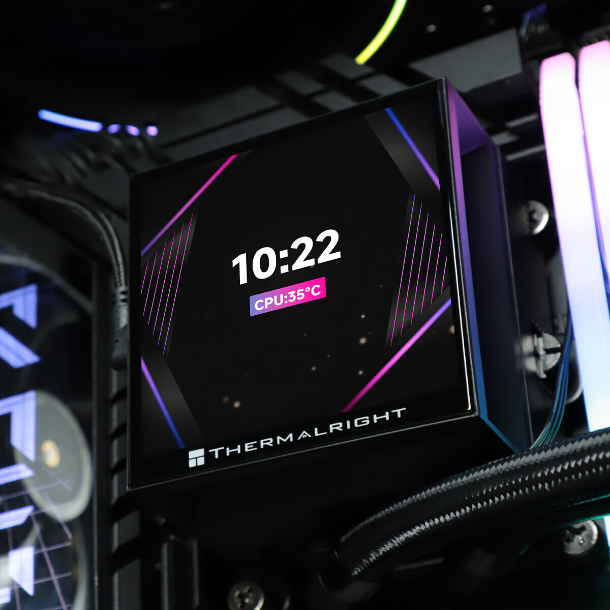système de refroidissement liquide Thermalright Hyper Vision 360 Black ARGB - H-VISION-360-BL-ARGB - photo 11