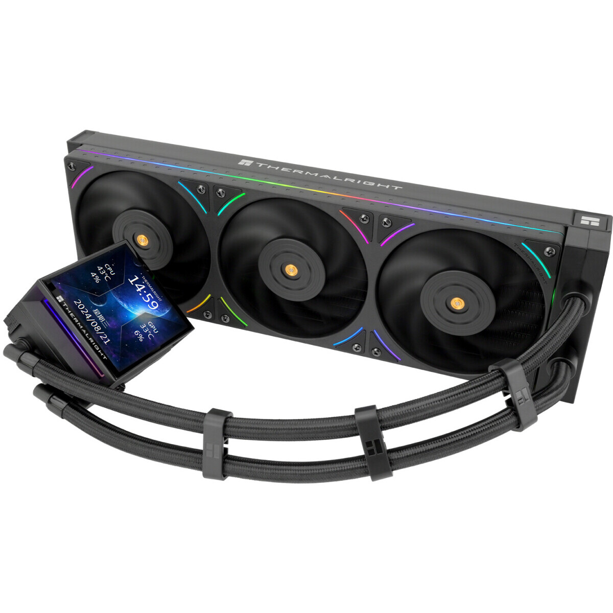 système de refroidissement liquide Thermalright Hyper Vision 360 UB Black ARGB - H-VISION-360-UB-BL-ARGB - photo 3