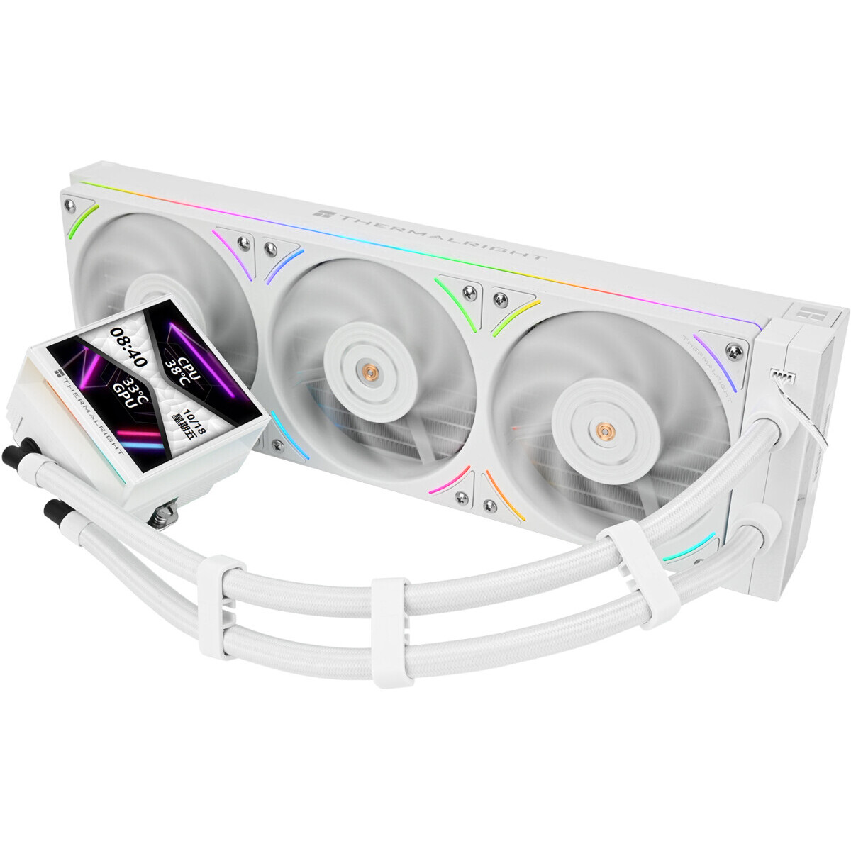 Système de refroidissement liquide Thermalright Hyper Vision 360 UB White ARGB - H-VISION-360-UB-WH-ARGB - photo 3