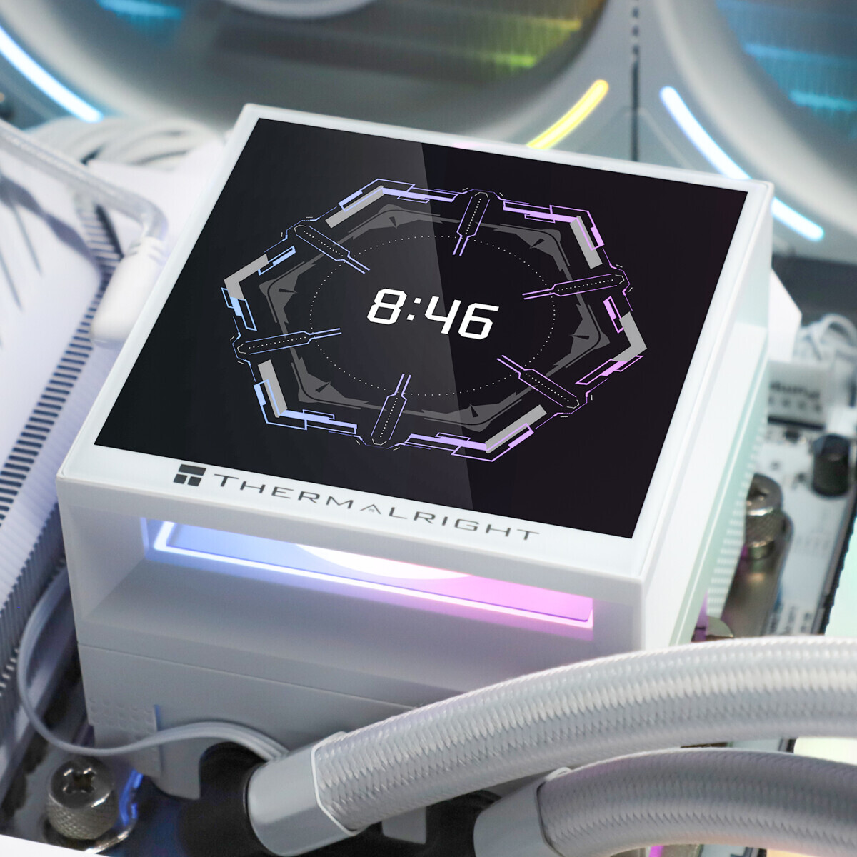 Système de refroidissement liquide Thermalright Hyper Vision 360 UB White ARGB - H-VISION-360-UB-WH-ARGB - photo 12