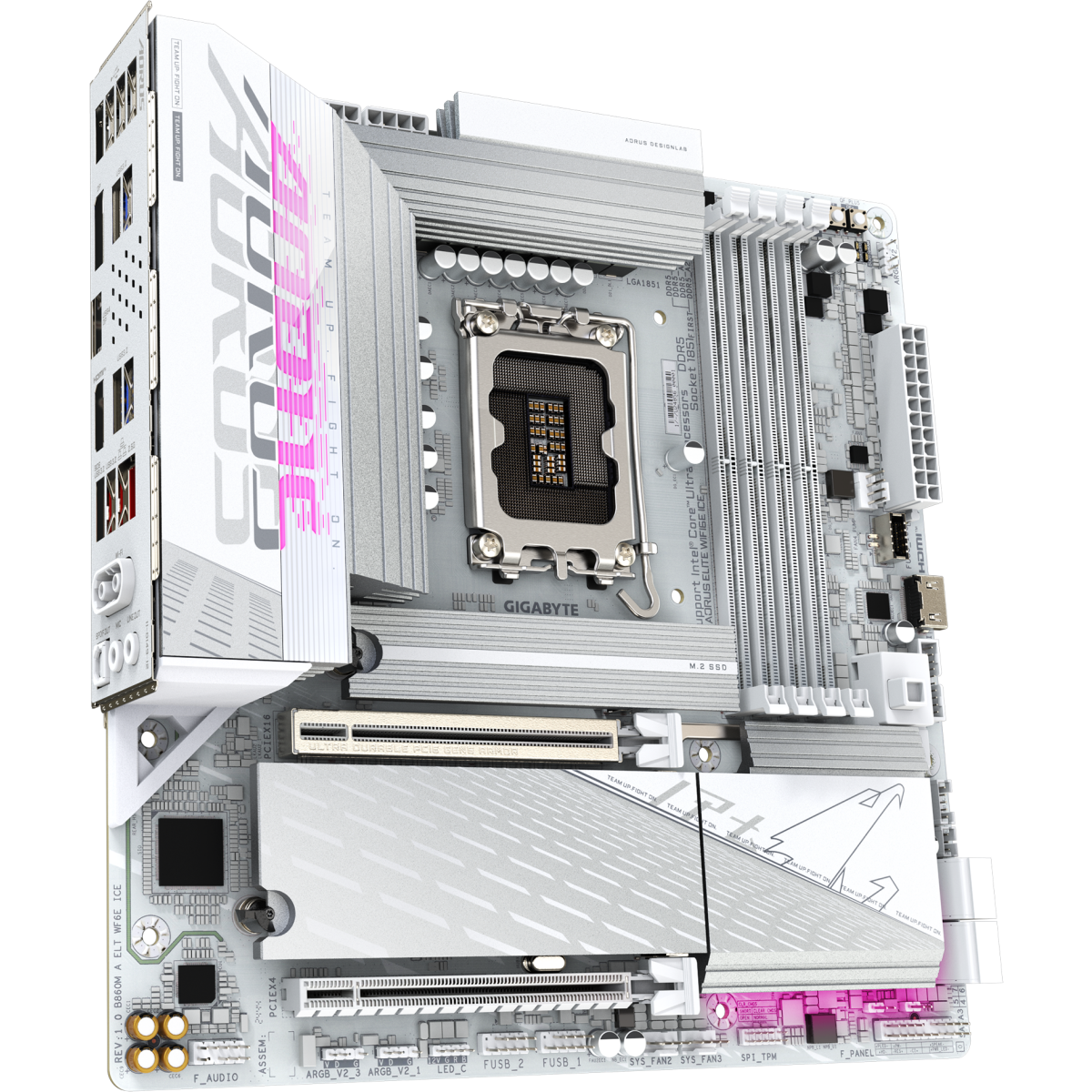 carte mère Gigabyte B860M AORUS ELITE WIFI6E ICE - photo 2