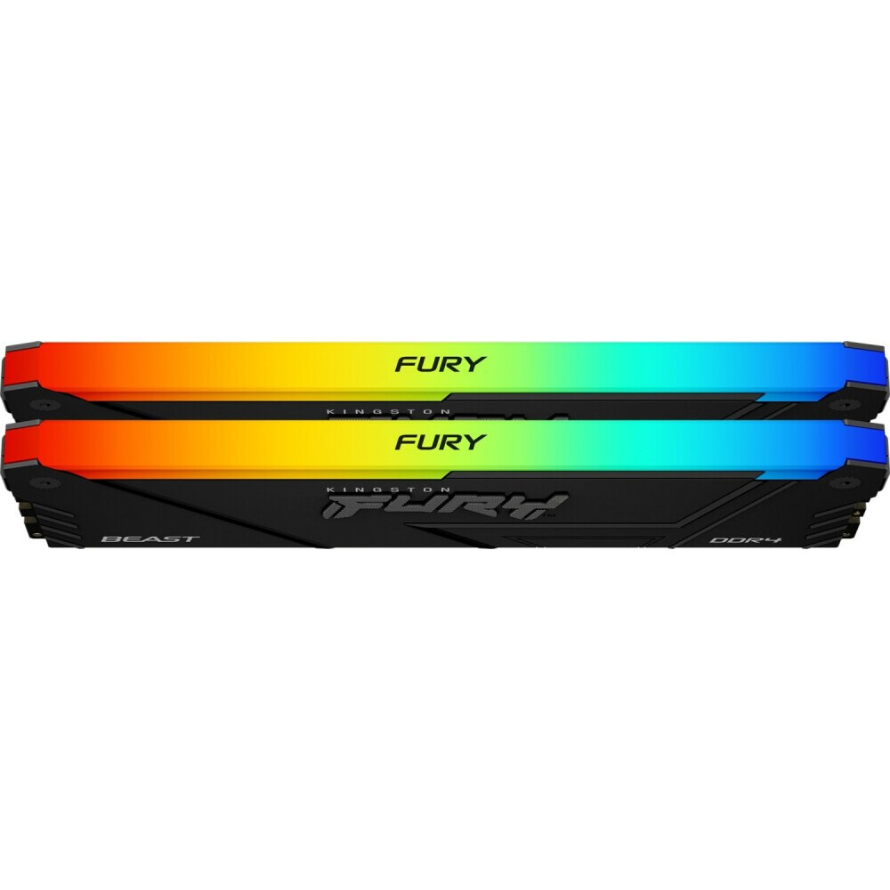 Mémoire vive 32GB DDR4 3600MHz Kingston Fury Beast RGB (KF436C18BB2AK2/32) (2x16GB KIT) - photo 3