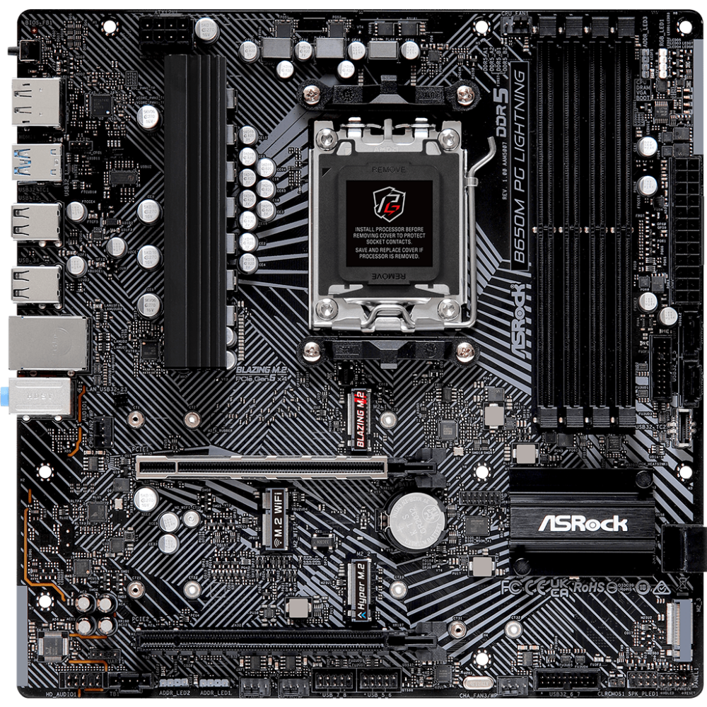 Carte mère ASRock B650M PG Lightning