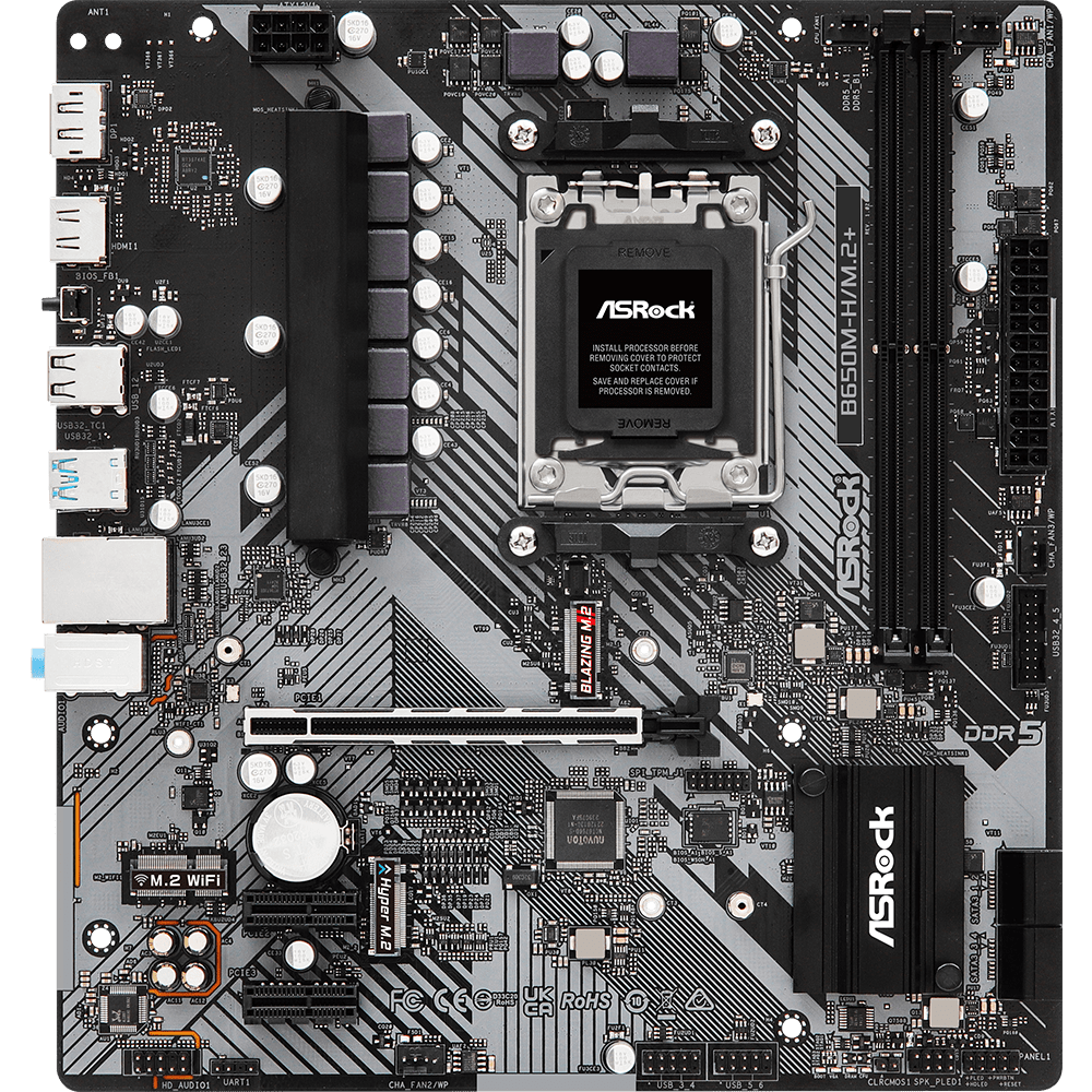 Carte mère ASRock B650M-H/M.2+