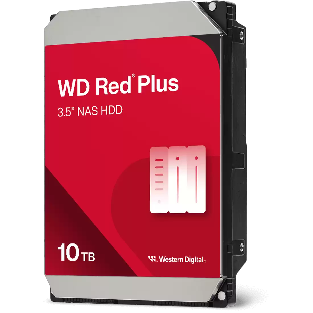 Disque dur 10TB SATA-III WD Red Plus (WD100EFGX)