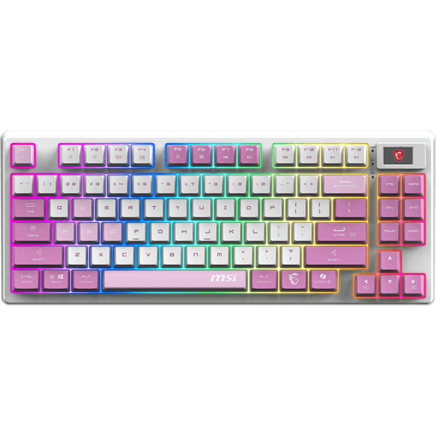 Clavier MSI FORGE GK600 Violet - FORGE GK600 TKL
