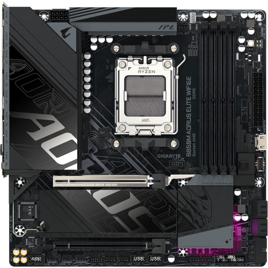Carte mère Gigabyte B850M AORUS ELITE WIFI6E