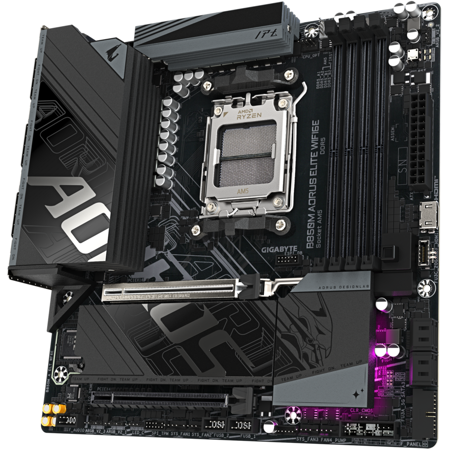 Carte mère Gigabyte B850M AORUS ELITE WIFI6E - photo 2