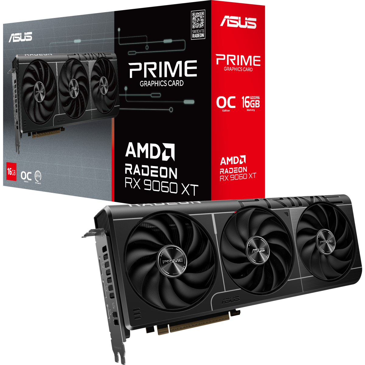 carte graphique AMD Radeon RX 9060 XT ASUS PRIME OC 16GB (PRIME-RX9060XT-O16G) - photo 9
