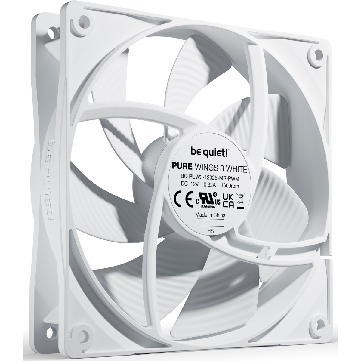 Ventilateur pour boîtier Be Quiet Pure Wings 3 120mm PWM White - BL110 - photo 2