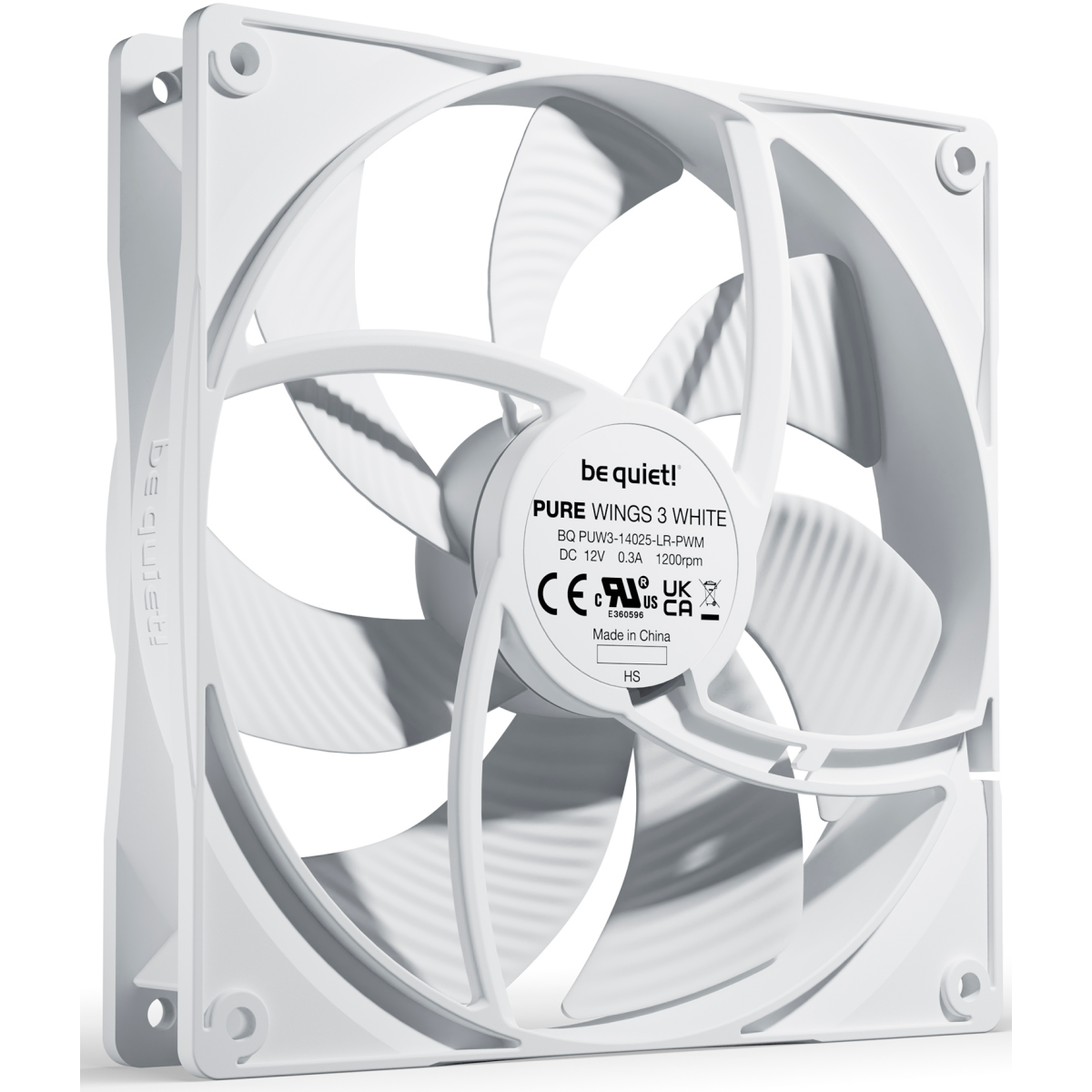 Ventilateur pour boîtier Be Quiet Pure Wings 3 140mm PWM White - BL112 - photo 2