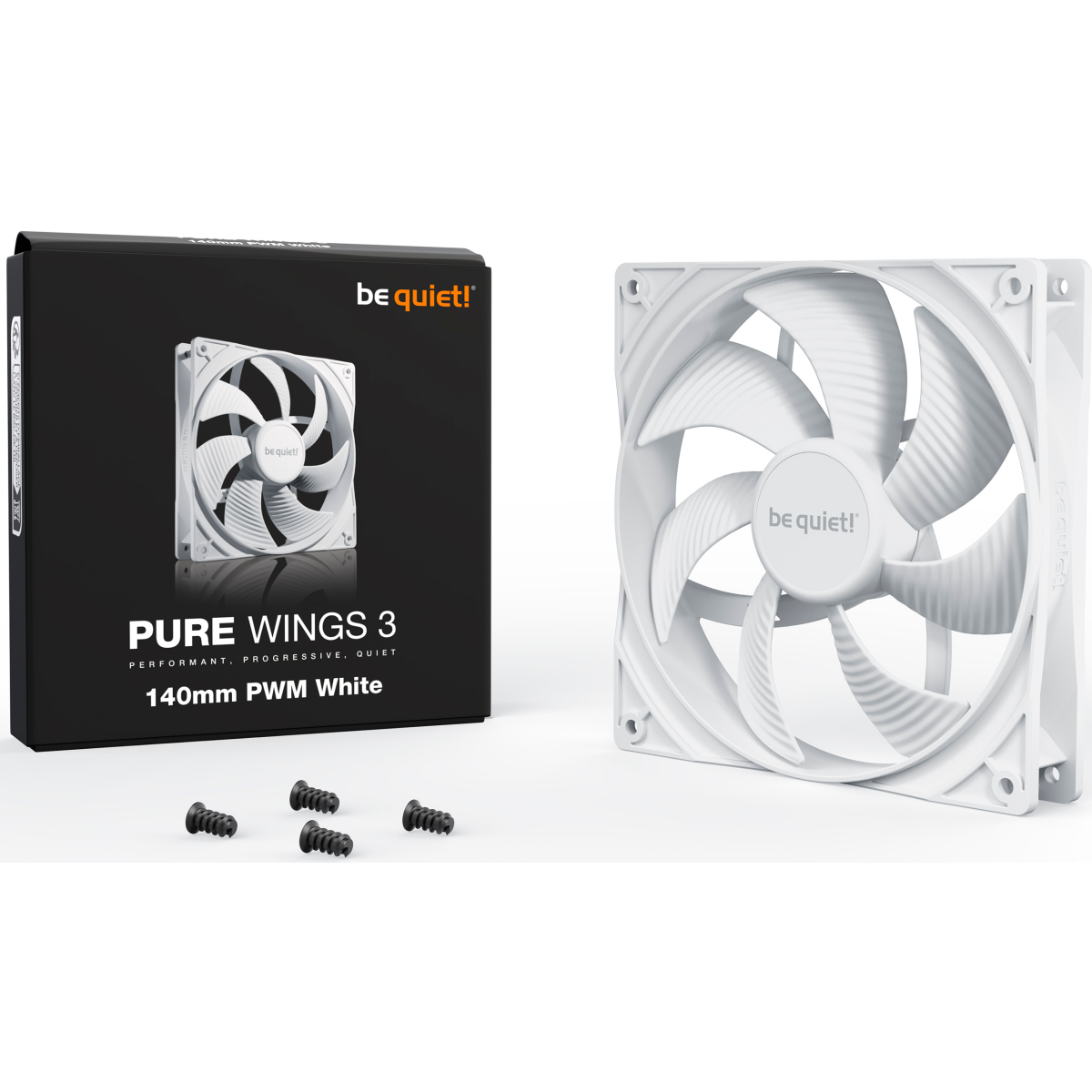 Ventilateur pour boîtier Be Quiet Pure Wings 3 140mm PWM White - BL112 - photo 3
