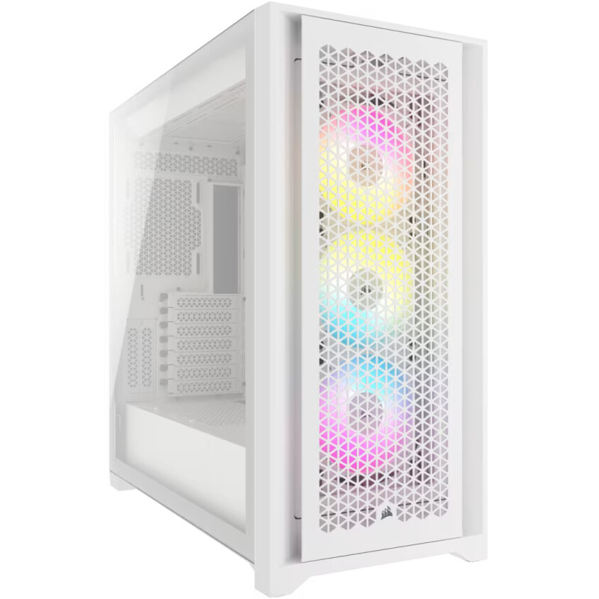 Boîtier Corsair iCUE 5000D RGB Airflow White (CC-9011243-WW)