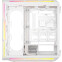 Boîtier Corsair iCUE Link 5000T LX RGB White (CC-9011299-WW) - photo 3