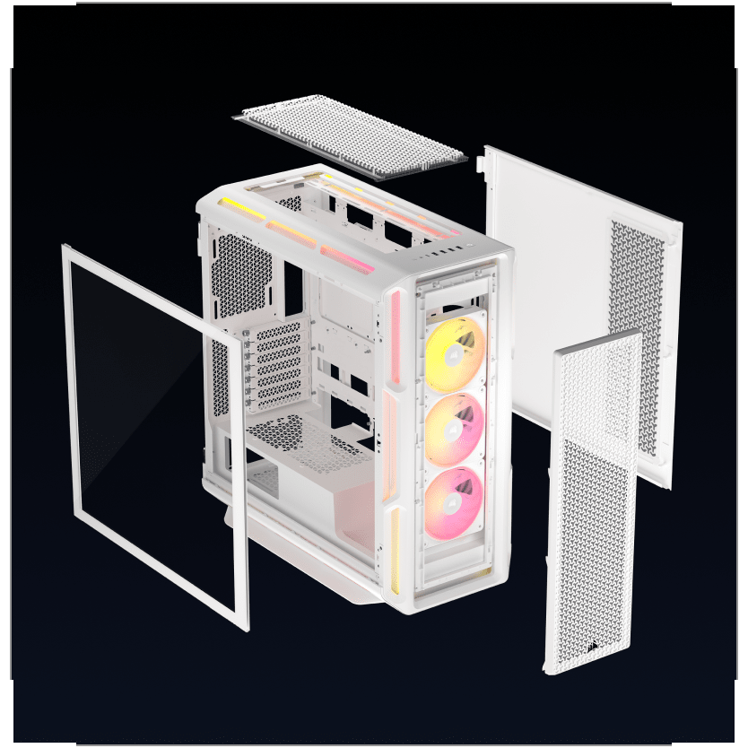 Boîtier Corsair iCUE Link 5000T LX RGB White (CC-9011299-WW) - photo 6
