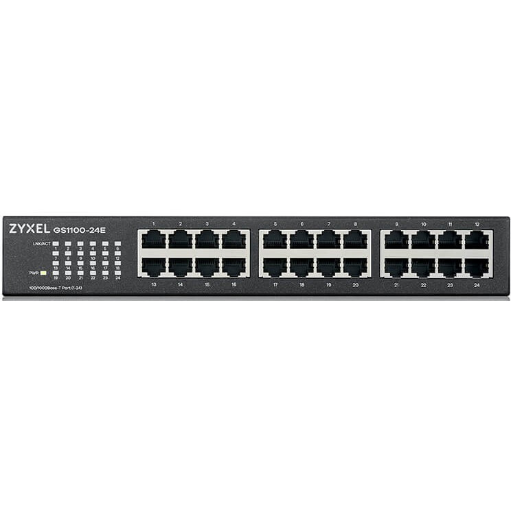 Slēdzis (komutators) Zyxel GS1100-24E - GS1100-24E-EU0103F - foto 2