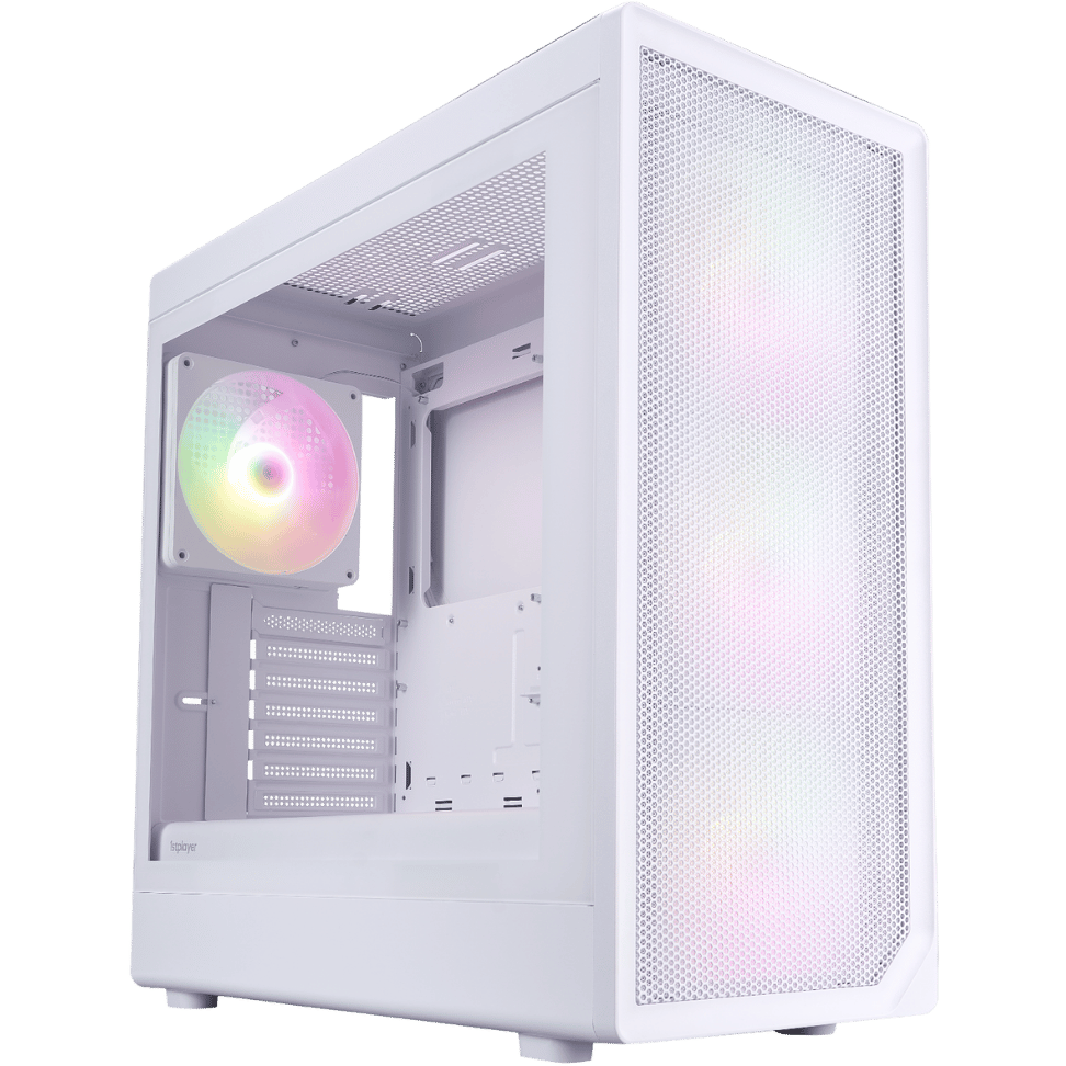 Boîtier 1STPLAYER AU8 ARGB White - AU8-WH-4FE7-14-W