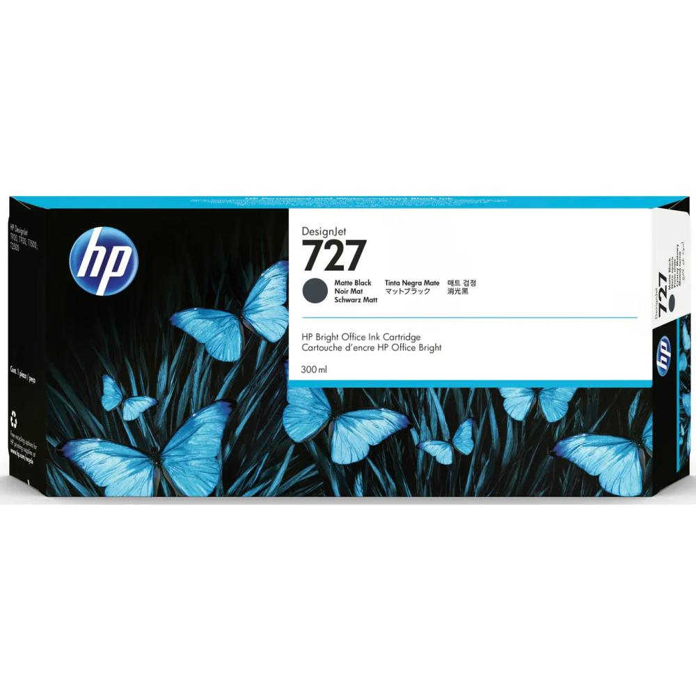 cartouche HP C1Q12A (№727) Matte Black