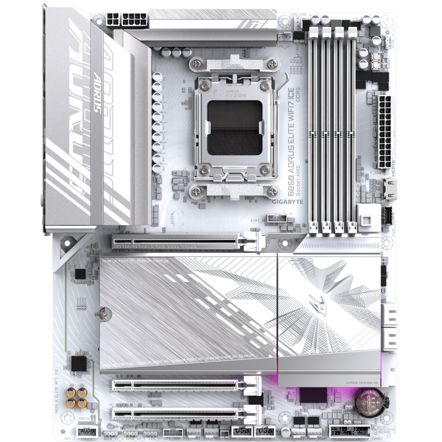 Carte mère Gigabyte B850 AORUS ELITE WIFI7 ICE (rev. 1.1)