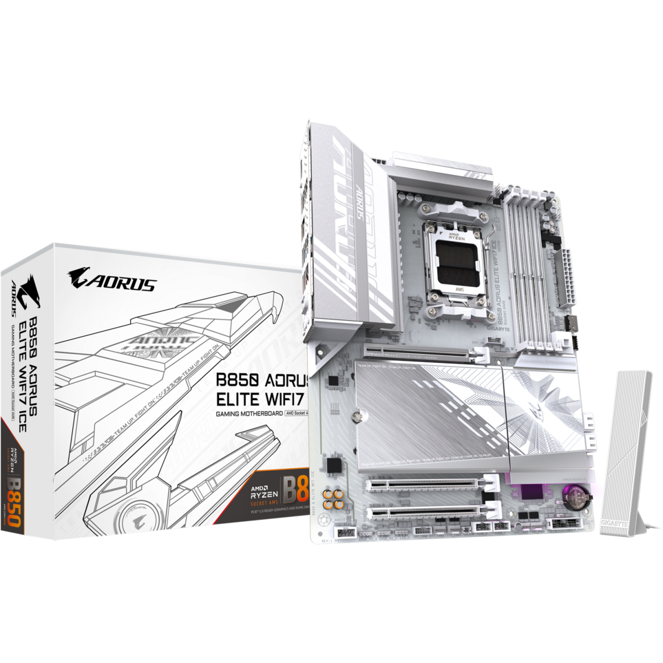 Carte mère Gigabyte B850 AORUS ELITE WIFI7 ICE (rev. 1.1) - photo 5