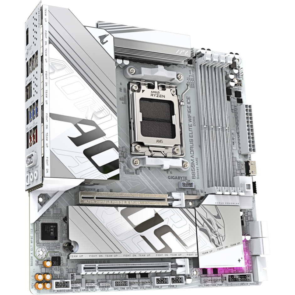 Carte mère Gigabyte B850M AORUS ELITE WIFI6E ICE (rev. 1.1) - photo 2