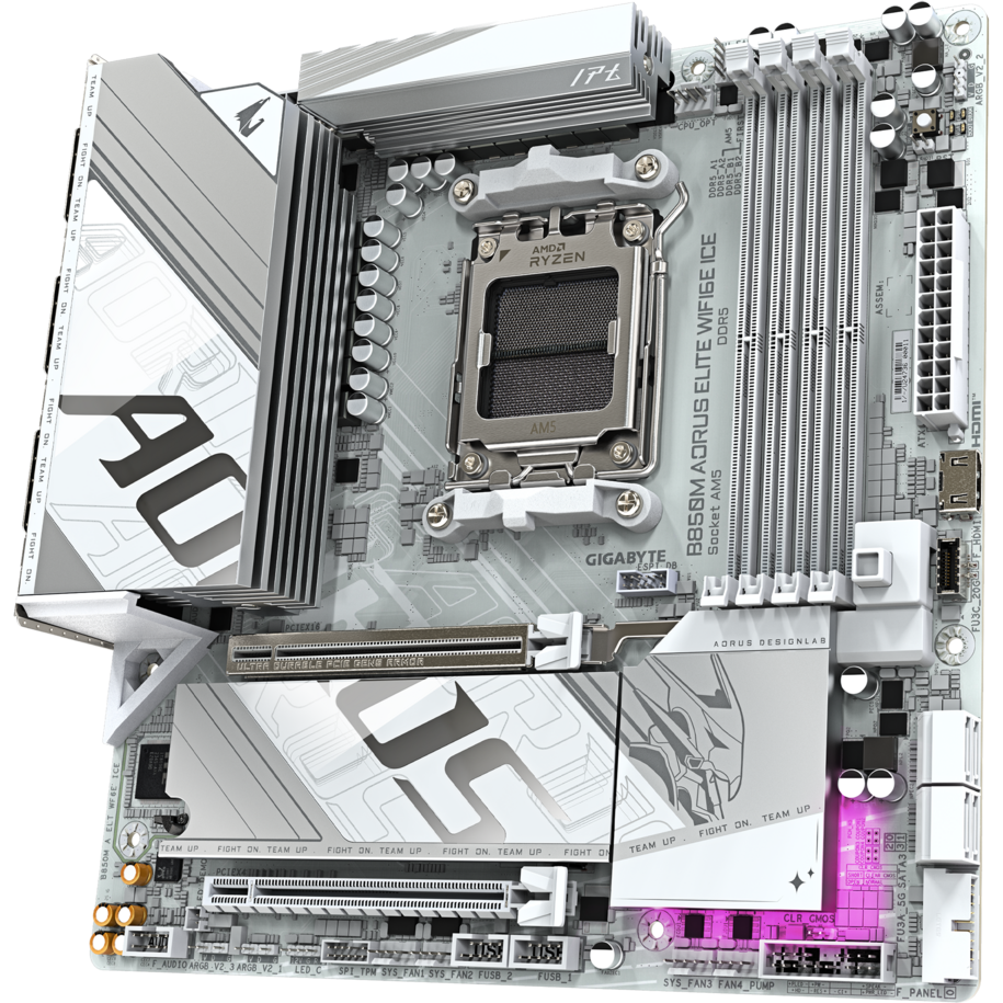 Carte mère Gigabyte B850M AORUS ELITE WIFI6E ICE (rev. 1.1) - photo 3