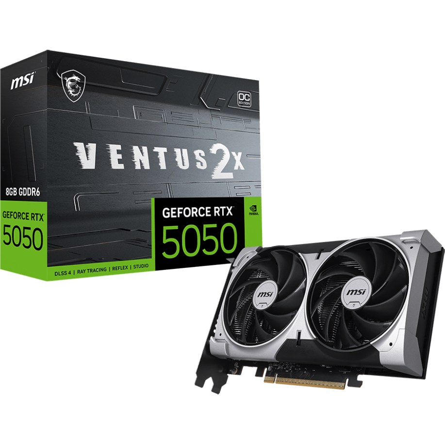 carte graphique NVIDIA GeForce RTX 5050 MSI OC 8GB (RTX 5050 8G VENTUS 2X OC) - photo 5