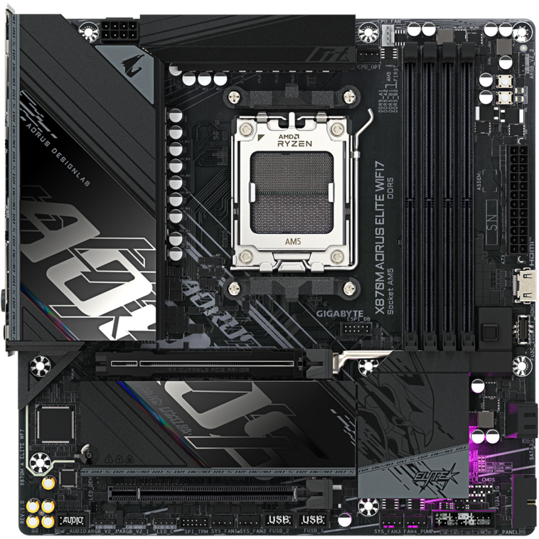 Carte mère Gigabyte X870M AORUS ELITE WIFI7