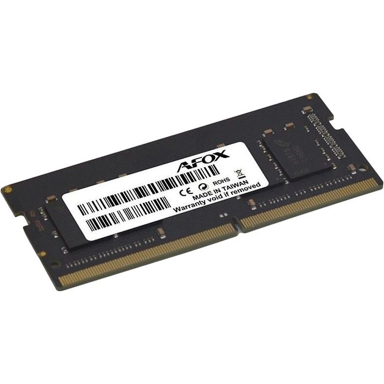 Mémoire vive 8GB DDR4 2666MHz AFOX SO-DIMM (AFSD48FH1P/AFSD48FH2P/AFSD48FS1P) - AFSD48FH1P/H2P/S1P