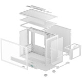 Boîtier DeepCool CH160 Plus WH (R-CH160-WHNGM0-G)