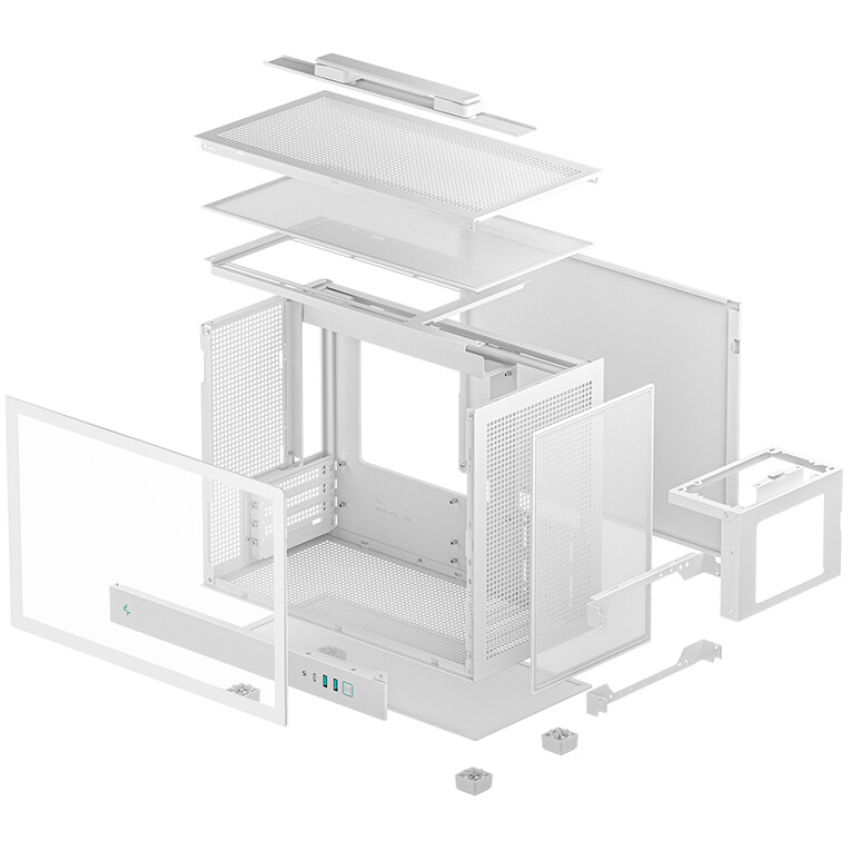 Boîtier DeepCool CH160 Plus WH - R-CH160-WHNGM0-G - photo 10