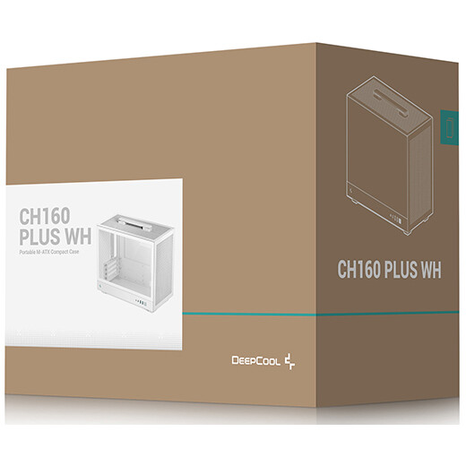 Boîtier DeepCool CH160 Plus WH - R-CH160-WHNGM0-G - photo 11
