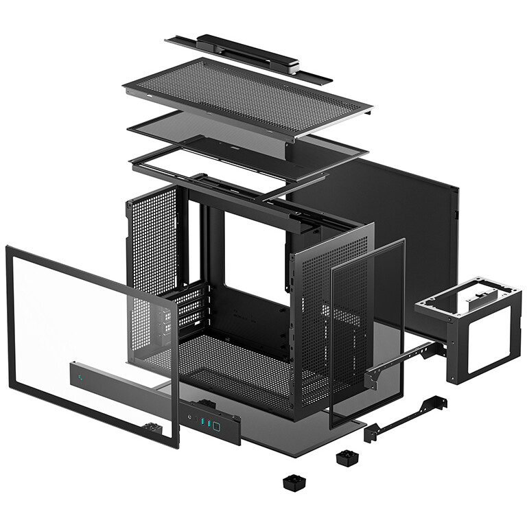 Boîtier DeepCool CH160 Plus Black - R-CH160-BKNGM0-G - photo 10