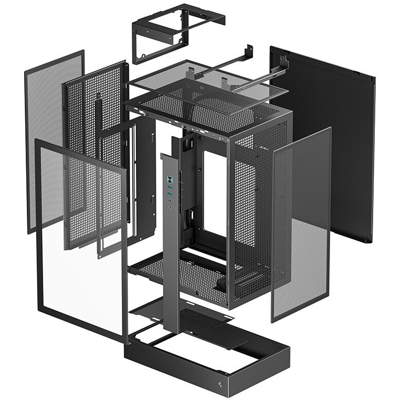 Boîtier DeepCool CH170 Plus Black - R-CH170-BKNGM0-G - photo 10