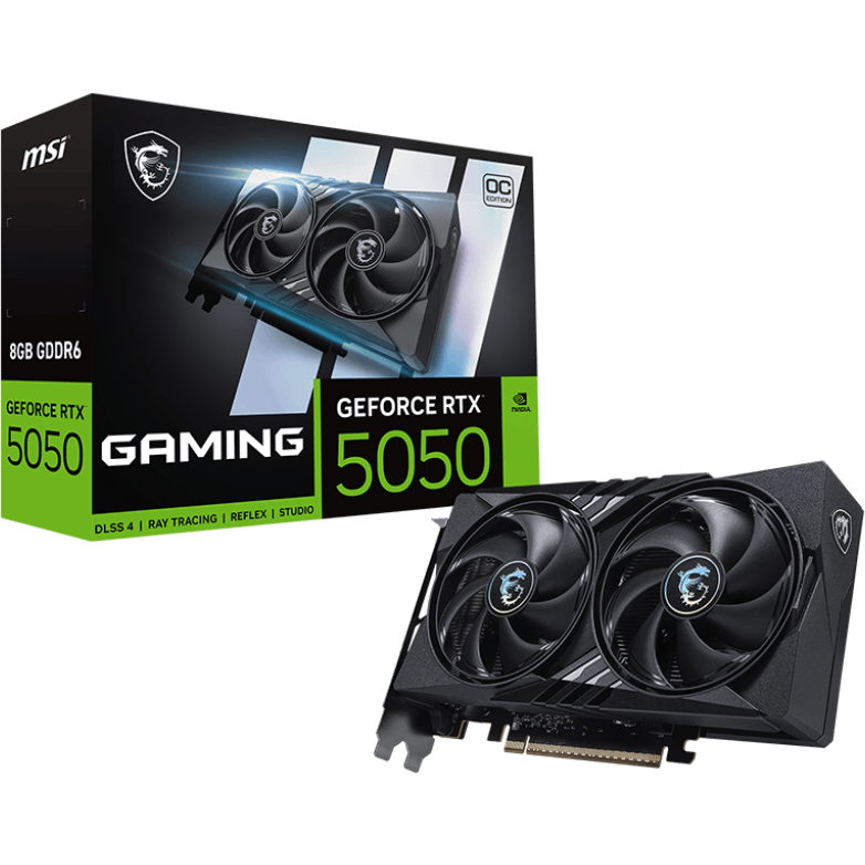 carte graphique NVIDIA GeForce RTX 5050 MSI OC 8GB (RTX 5050 8G GAMING OC) - photo 5