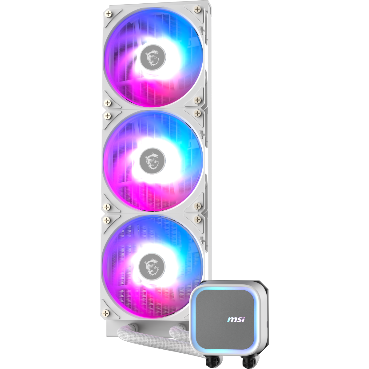 système de refroidissement liquide MSI MAG CORELIQUID A13 360 WHITE - 306-7ZWDA21-L80 - photo 2