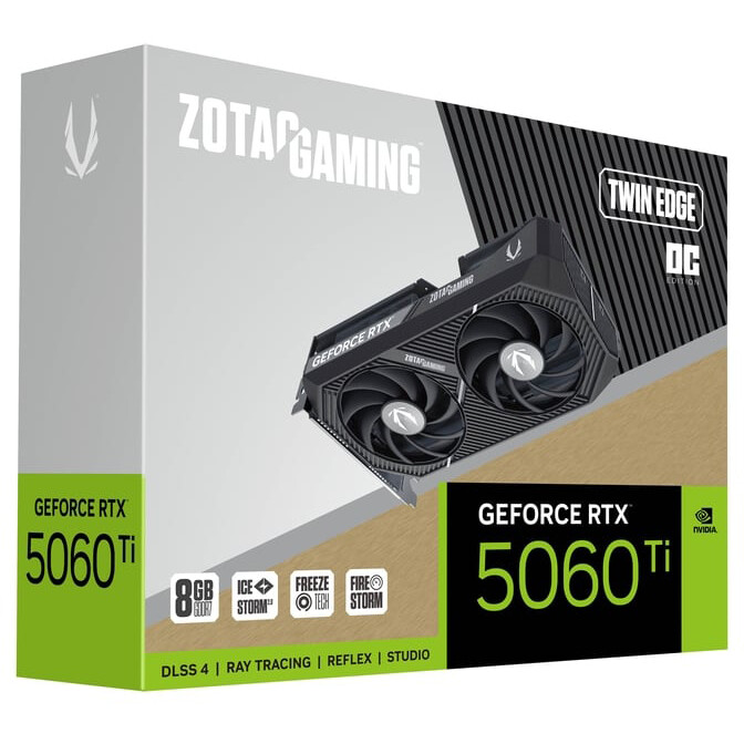 carte graphique NVIDIA GeForce RTX 5060 Ti Zotac Twin Edge OC 8GB (ZT-B50610H-10M) - photo 6