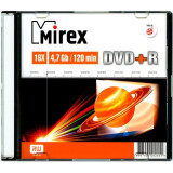 Disks DVD+R Mirex 4.7Gb 16x Slim Case (1pc) (202455)