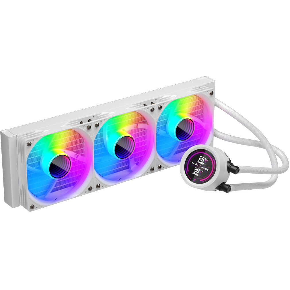 Système de refroidissement liquide 1STPLAYER TS4 360 White - TS4-360-WH